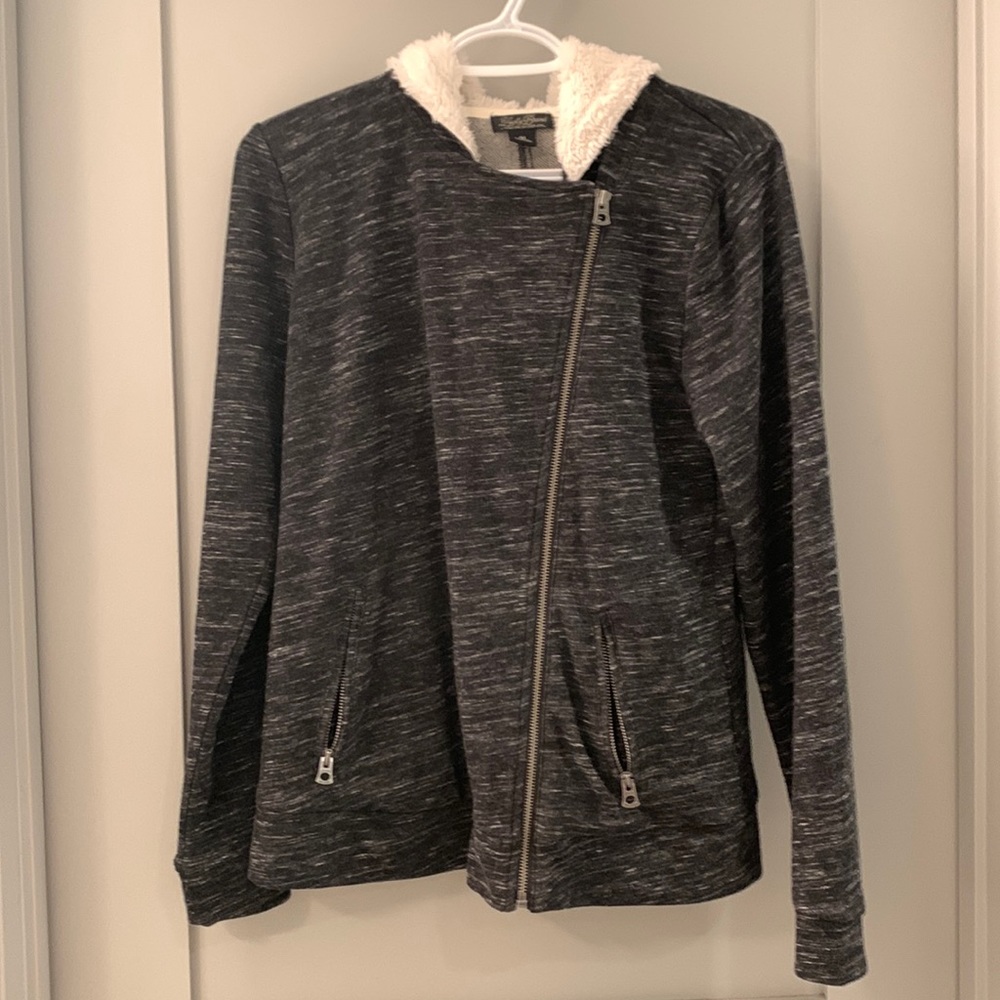 Lucky Brand Black Hoodie Size Medium EUC